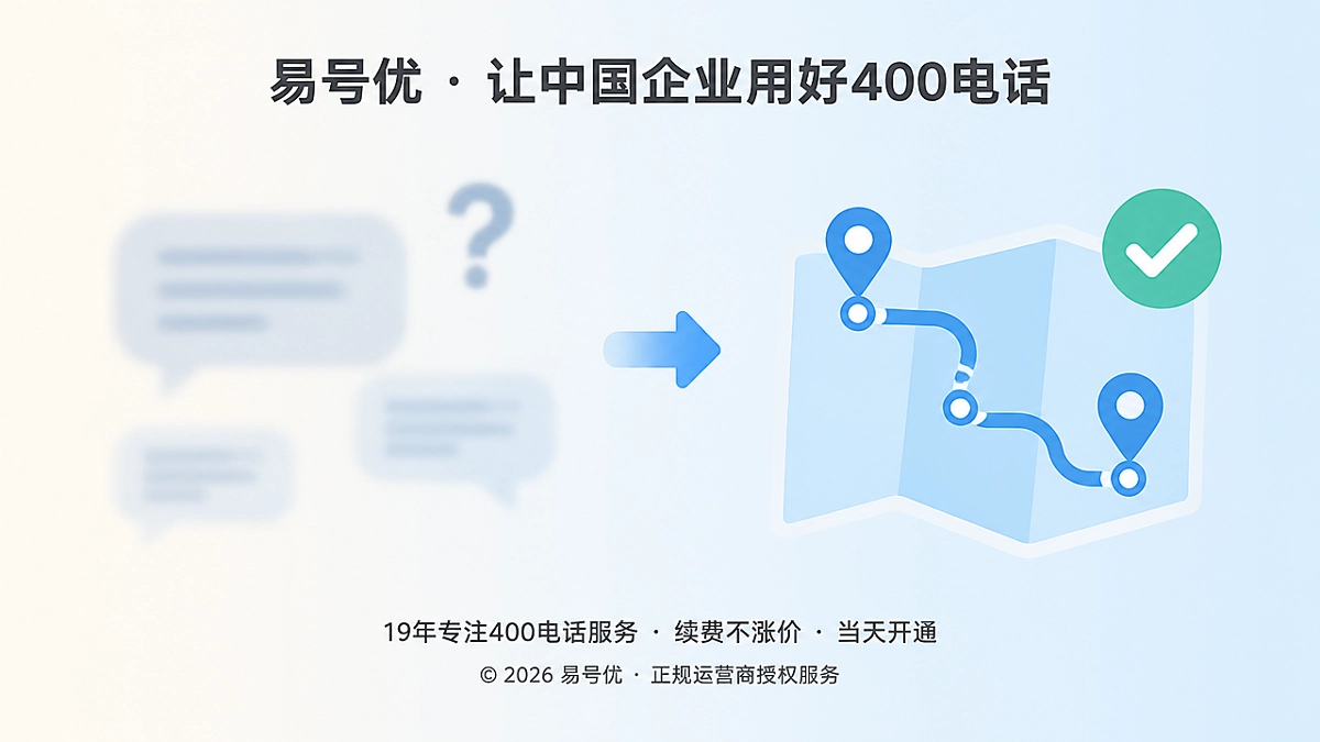 企业400电话管理未知答案与服务边界的对比示意